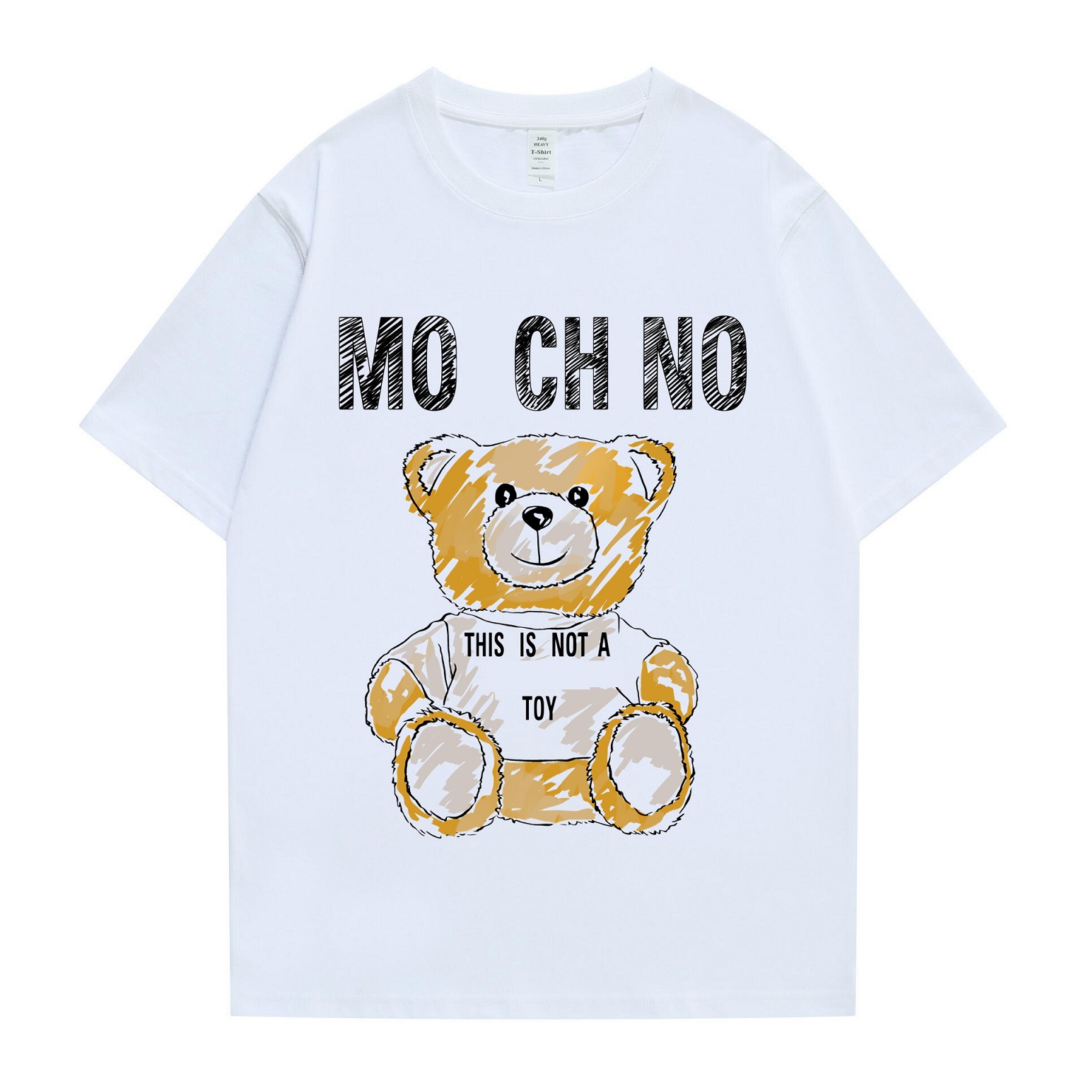 

23ss Summer Mschino Designer Mens T shirt High quality Fashion Cotton Men Tshirt Casual Printing Outdoor Mens Tees -XXL, B@g
