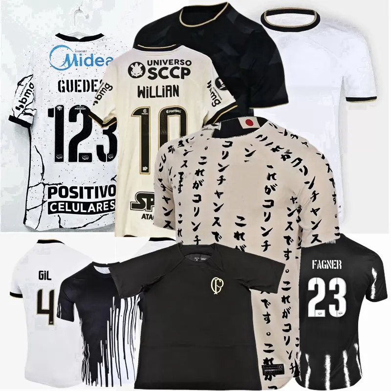 

Player Fans 2022 2023 PAULINHO soccer Jerseys Corinthian YURI ALBERTO GUSTAVO GIULIANO GUEDES R.AUGUSTO football GIL 22 23 camisa Corinth men women kids shirts, New training