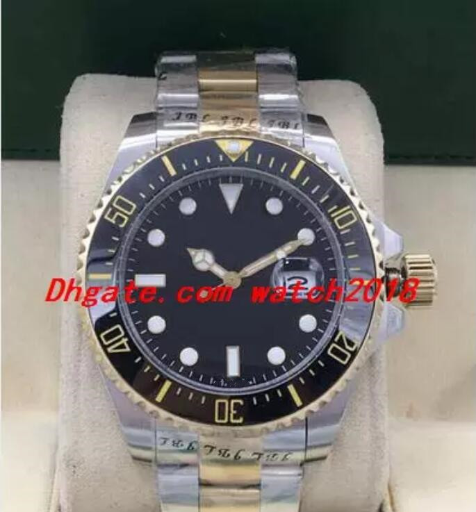 

Male WATCH MINT Crown Ceramic 43mm 116613LN Two-Tone 18k Gold Black Dial Automatic Fashion Men's Watches Wristwatch, Customize