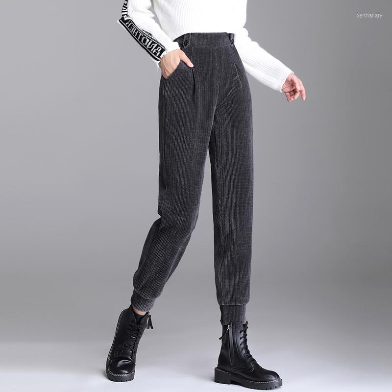 

Women's Pants Harem Women's Autumn Winter Loose Casual Trousers Female Elastic Waist Sweatpants, Black