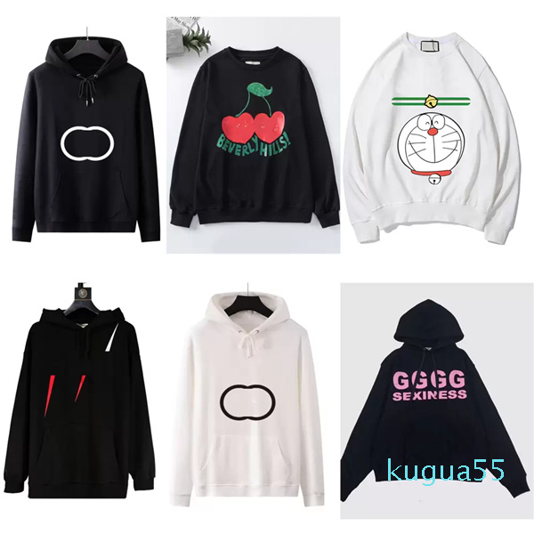 

Mens Womens Designers Plus Size Hoodies Brands Man Sweatshirts Men's Luxurys Clothing Street Black White Long Sleeve Clothes T shirt, 19