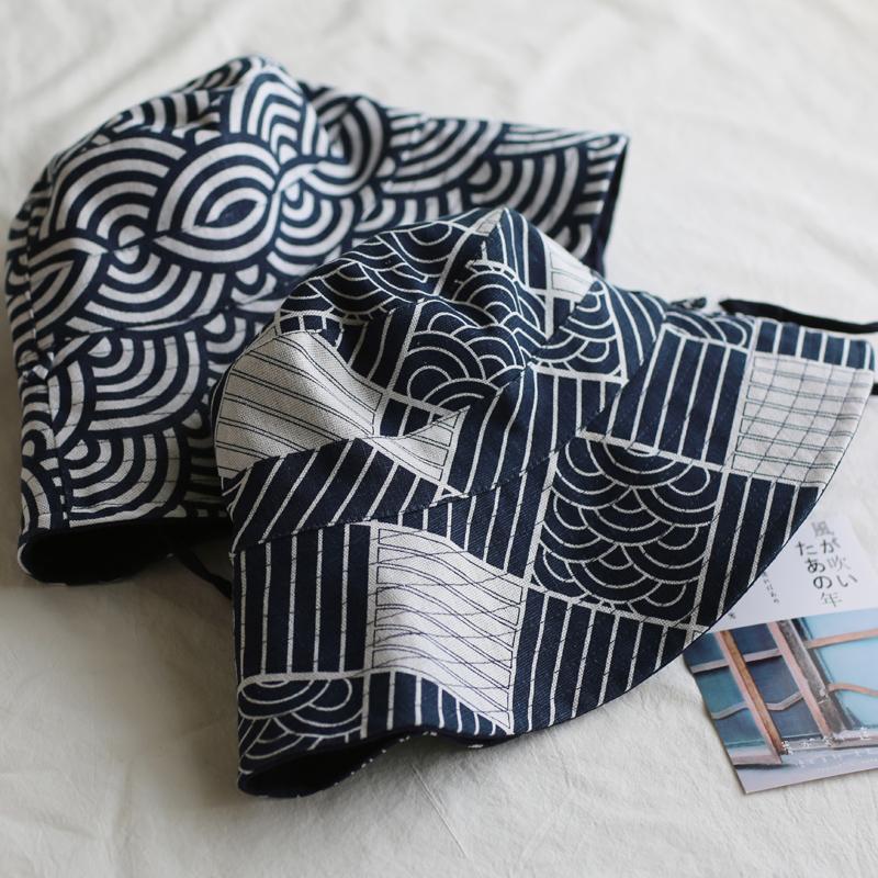 

Wide Brim Hats Impression Of Coconut Bowl Korean Version With A Sun Fisherman Hat On Both Sides For Billboard Travel, Pattern 2