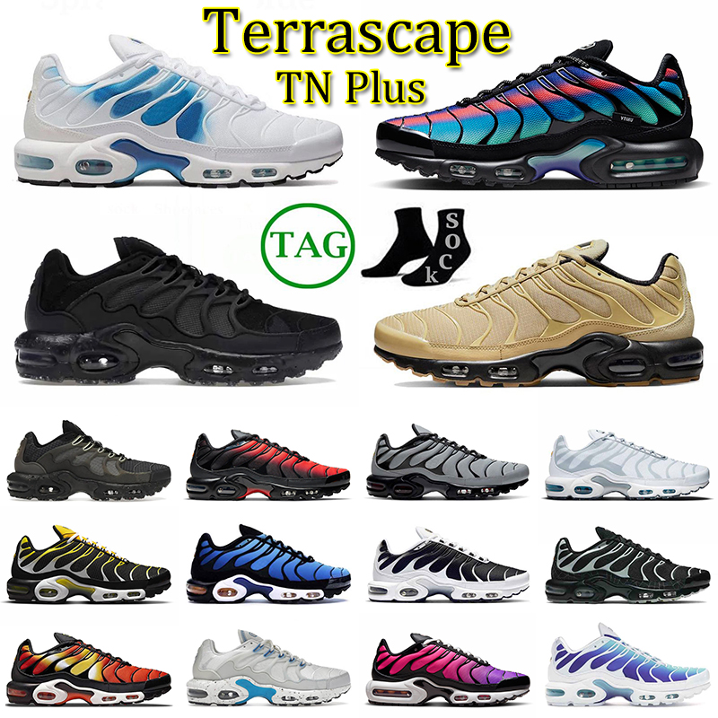 

air plus max tn running shoes mens womens airmaxs tns terrascape retro black anthracite mint green university blue unity reflective bred sneakers trainers size 12, 36-46 terrascape sail sea glass cashmere