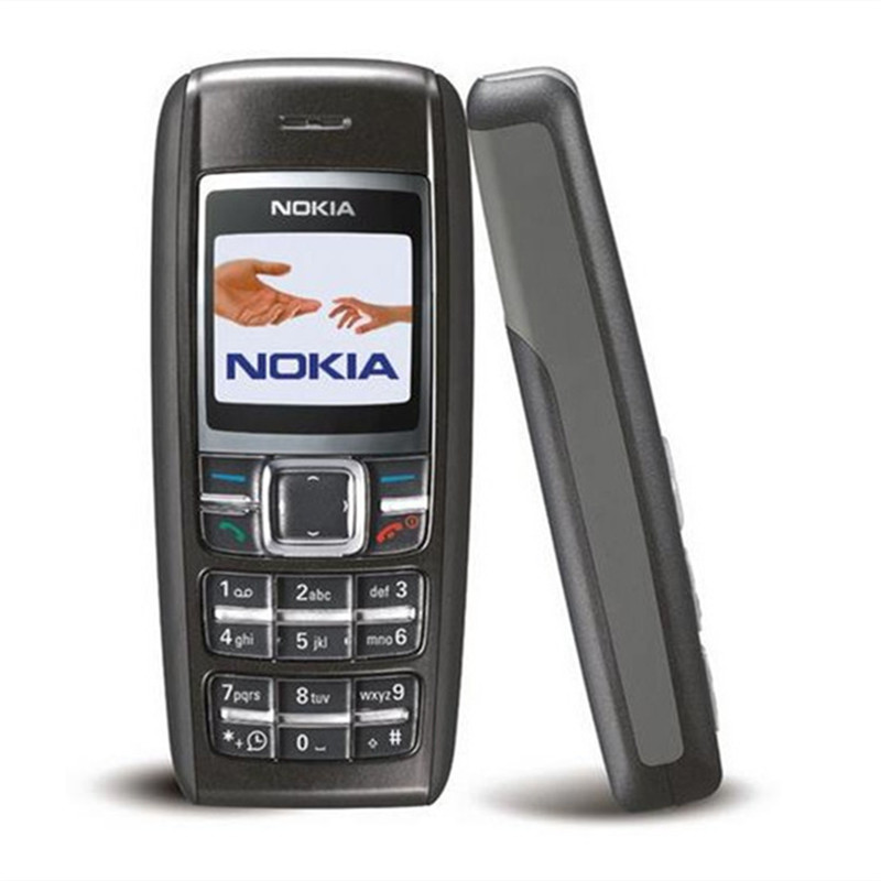 

Original Refurbished Cell Phones Nokia 1600 Dual Sim GSM 2G For chridlen Old People Gift Mobilephone, Black