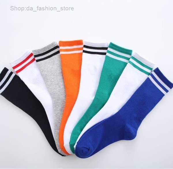 

Men's Socks Stocking Multiple Colour Fashion Women and Men Jogging Sock Casual High Quality Cotton Breathable Basketball Football Sports 8 3ML7, Orange