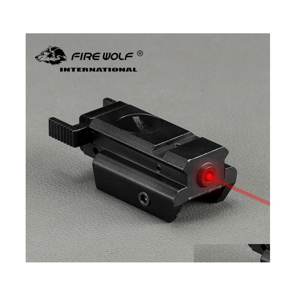 

Hunting Scopes Tactical Gun Laser Sight Optics Mini Red Scope Pistol Airsoft 20Mm Rail Use Drop Delivery Sports Outdoors Dhgqg