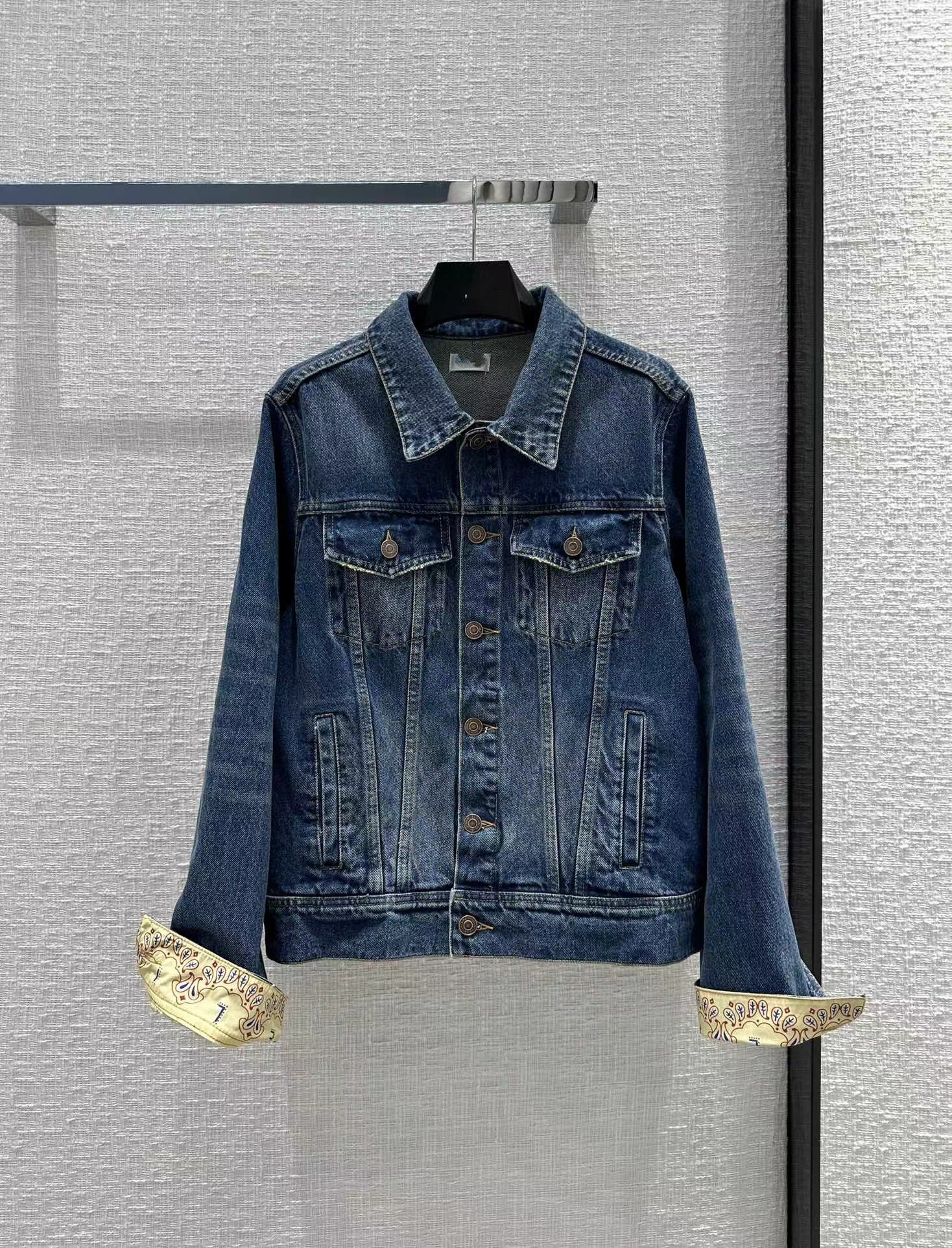 Milan Runway Jackets 2023 New Spring Lapel Neck Long Sleeve Panelled Women's Designer Sweaters Brand Same Style Outerwear 0202-14
