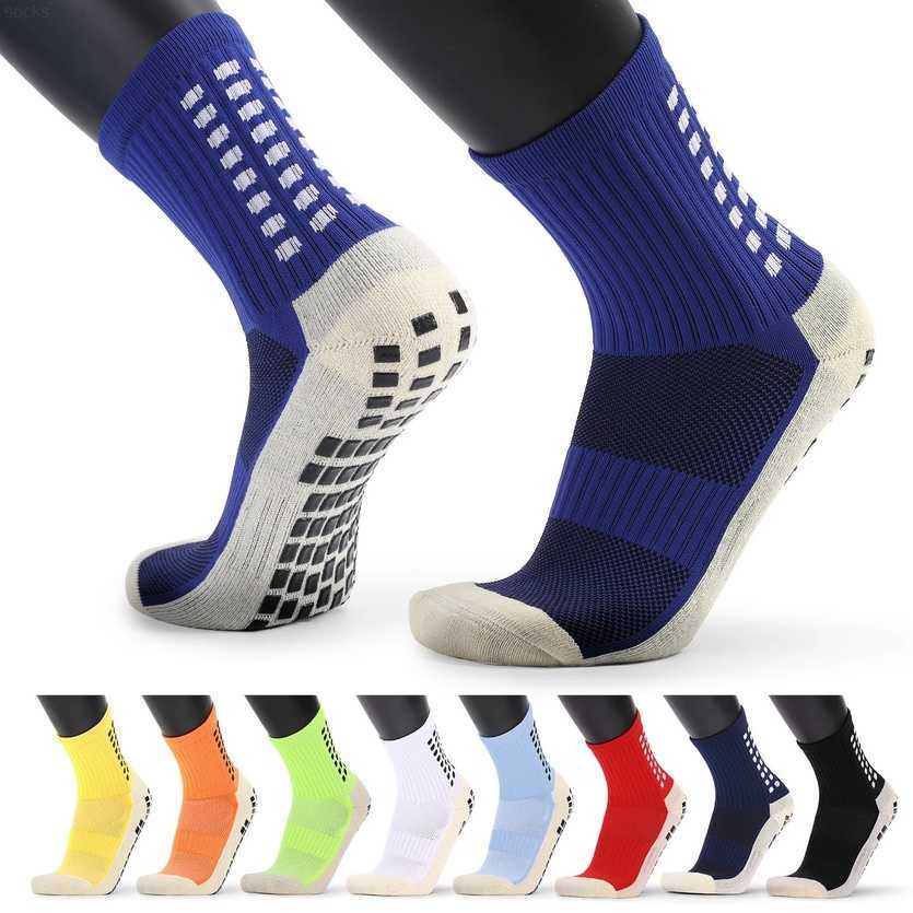 

Anti-slip Soccer Socks Men Women Outdoor Sport Grip Football DHL New