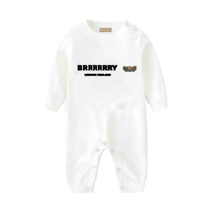 

2023 years Rompers Infant born Baby boy Girl Designer Brand Letter Costume Overalls Clothes Jumpsuit Kids Bodysuit for Babies Outfit Romper Outfit Jumpsuits, Black