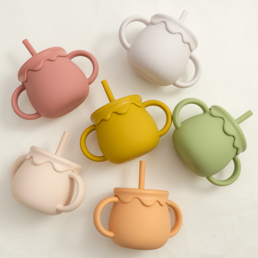 

Cups Dishes Utensils Baby Feeding Portable Drinkware Sippy Solid Food Container Snack Toddlers Learning born supplies 230202