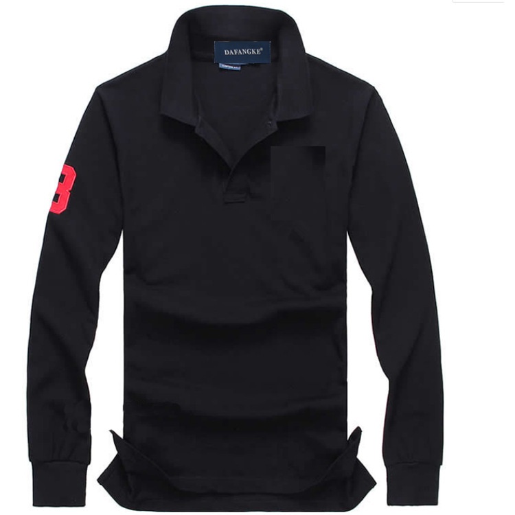 

Wholesale 2023 new high-quality brand men' fashion big horse long-sleeved POLO shirt casual men' POLO shirt Size -2XL, Purple 1