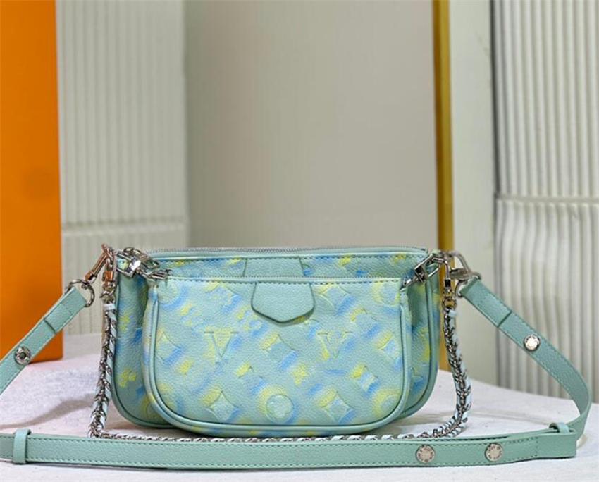 

Genuine leather Messenger Bag handbag Designers Glimmering Embossing Genuine Leather Cross Body BB Totes Pochette Crossbody Woman HandBag in the city tote bag, Box