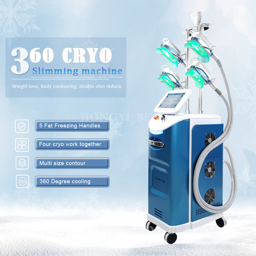 

Criolipolisis Cool Tech Fat Removal Body Shaping 4 Cryo Handles Freezing Cryolipolysis Slimming Machine Cellulite Reduction