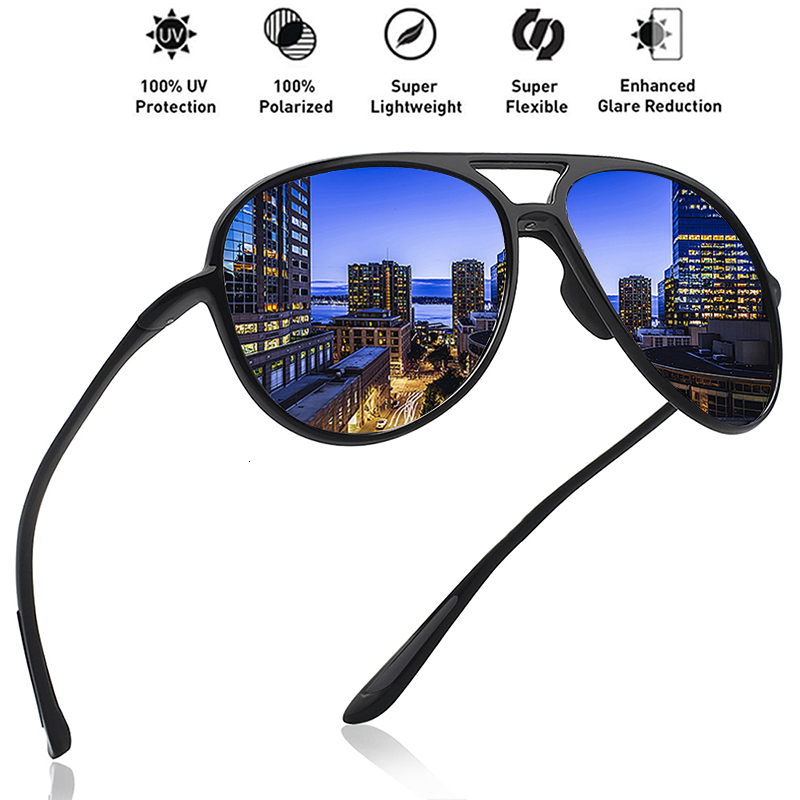 

Sunglasses Luxury Mens Polarized Driving Sun Glasses For Men Women Brand Designer Male Vintage Black Pilot UV400 230202