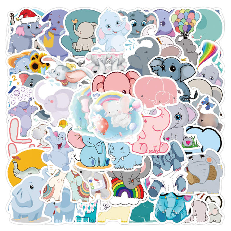 

50 PCS Water Bottle Stickers for Kids Girls Teens Vinyl Vsco Waterproof Cute Aesthetic Stickers W-1467, Multi colors