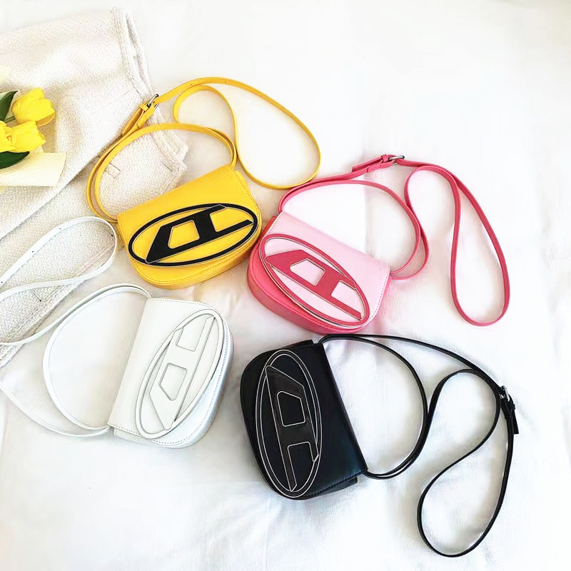 

1Dr diese bag top handle Shoulder bag Womens Mens Leather Designer italian brand Fashion Luxury Handbag Crossbody tote oil Lady Wallet FCW1, Black