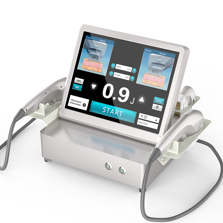 

2023 Multifunction hifu 7d 9d facial lifting 2mm 4.5mm cartridge and body slimming 30000 shots machine for sale beauty items