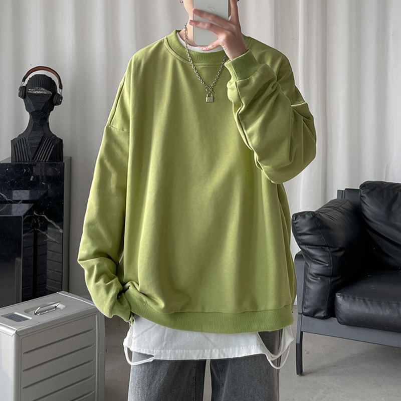 

Men's Hoodies Sweatshirts HybSkr Harajuku Fleece Oversized Streetwear Black Thick Hoodie Male Hiphop Winter Basic 230202, White