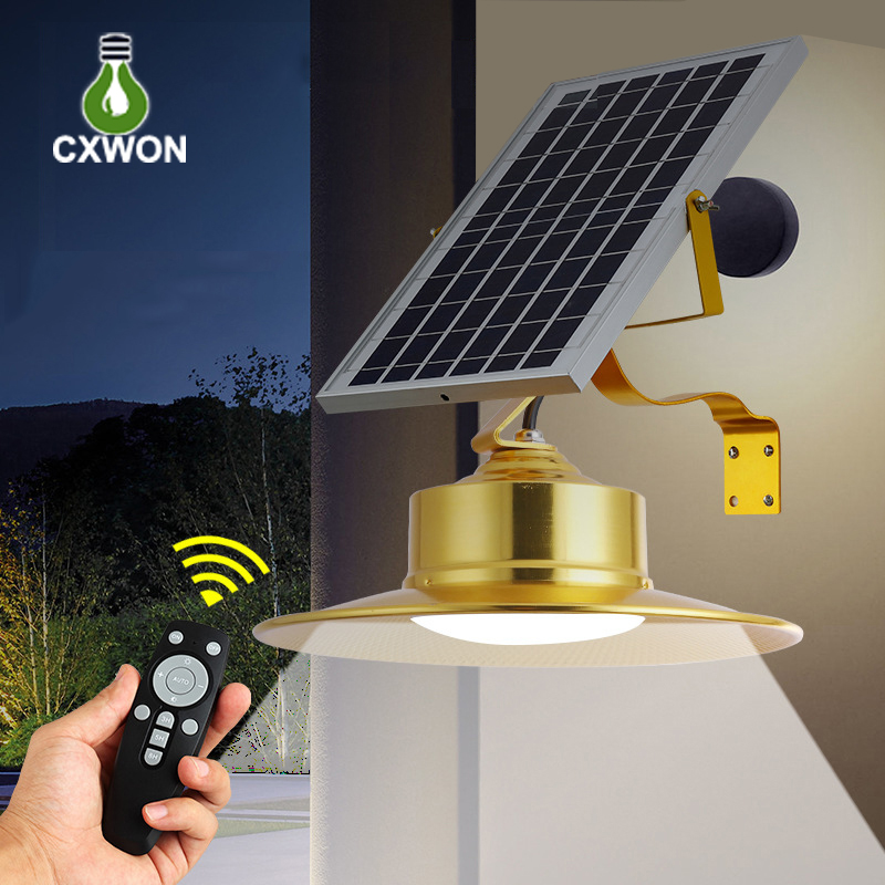 200W Solar Garden Lights for Outdoor Wall Mount 10000mah Aluminum Shell High Brightness Rechargeable Emergency Bulb