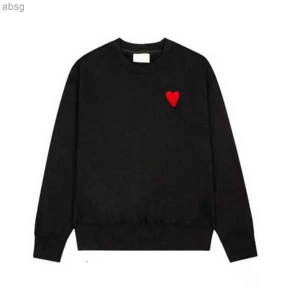 

Hoodie Male and Female Designers Amis Paris Hooded Highs Quality Sweater Embroidered Red Love Winter Round Neck Jumper Couple Sweatshirts 4a