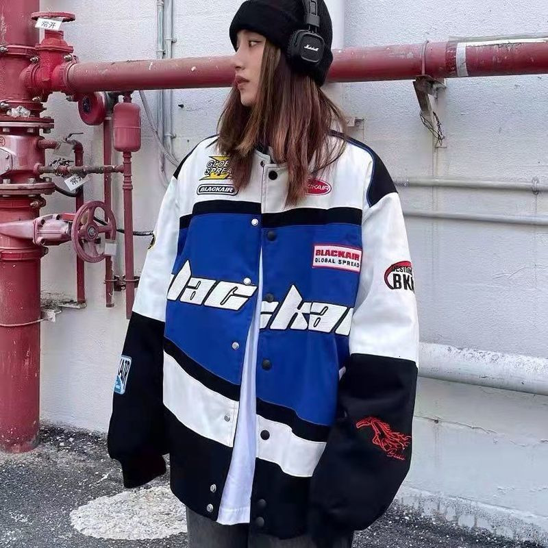 

Women's Jackets 2023 Vintage Bomber Street Fashion Brand Baseball Uniform Woman Locomotive Coat Clothes 230202, Style 6