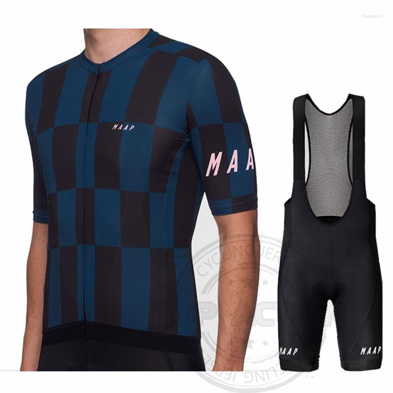 

Racing Sets 2023 MAAP Cycling Kits Summer Clothing Set Bike Clothes MTB Uniform Maillot Ropa Ciclismo Man Sports Bicycle Jersey, Cycling shirt 13