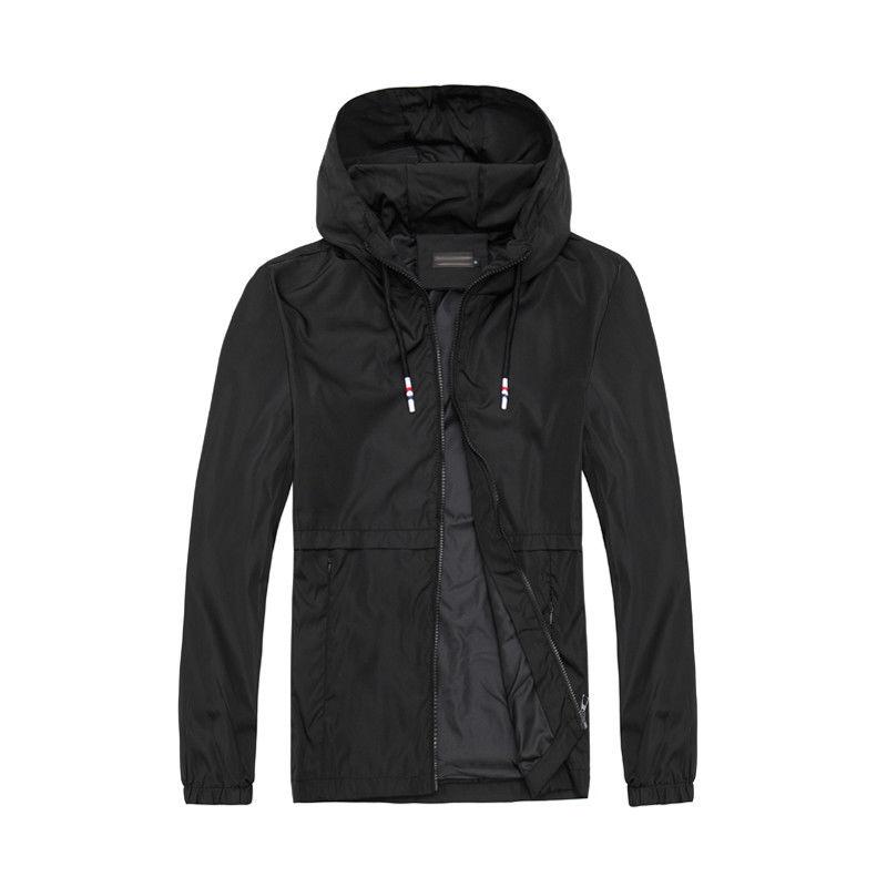 

Mens Jacket Coat Autumn Windrunner Sports Windbreaker Thin Casual Jacket Men women Clothing coats stone Top, Black 22