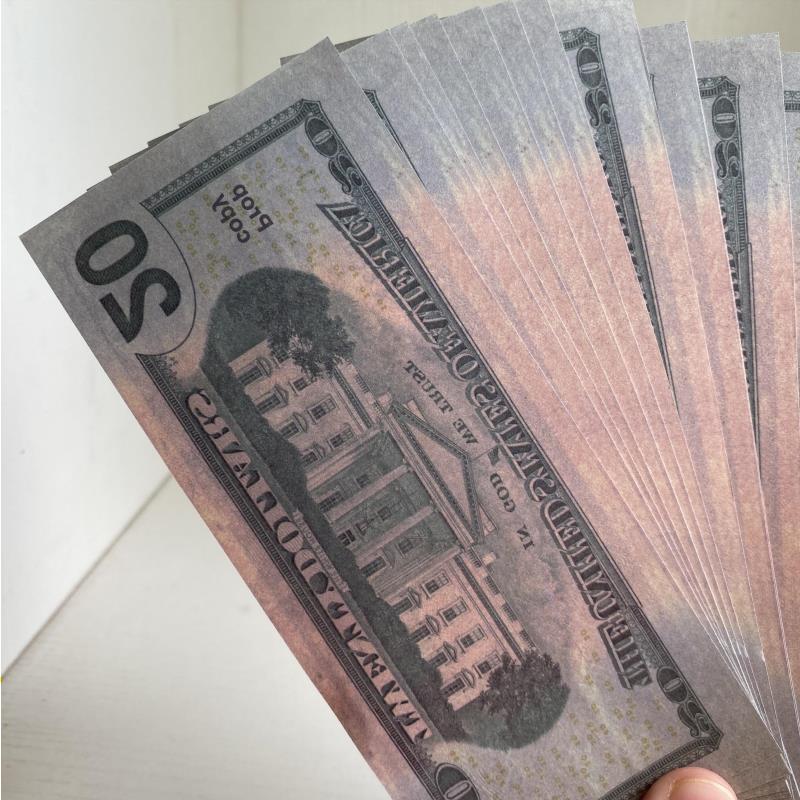 

Prop Money For Home 018 Movie Fake Film Dollor Best Decoration Counting 20 Quality Kids Wholesale Video Mepbo Tojfo