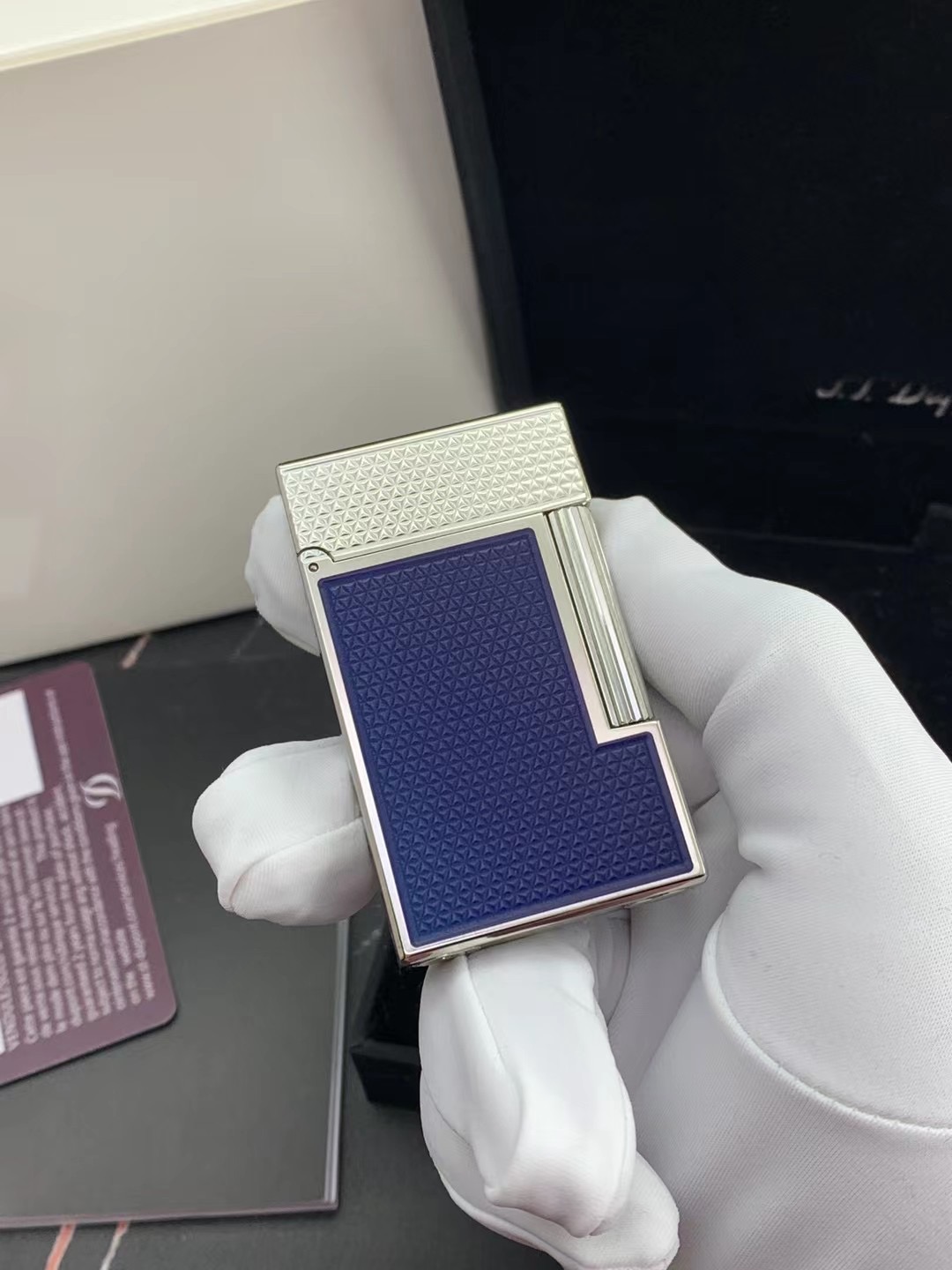 

Designer ST dupont classic lighter Bright Sound Gift with Adapter other Wedding Favors fashion 0202-1