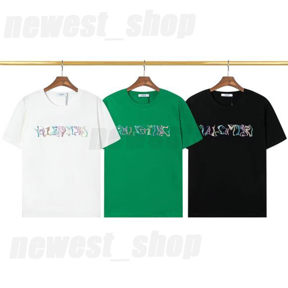 

2023 designer summer Mens t-shirt T shirt luxury classic rainbow letter print black white tshirts simple clothing Casual cotton slim fit tee top