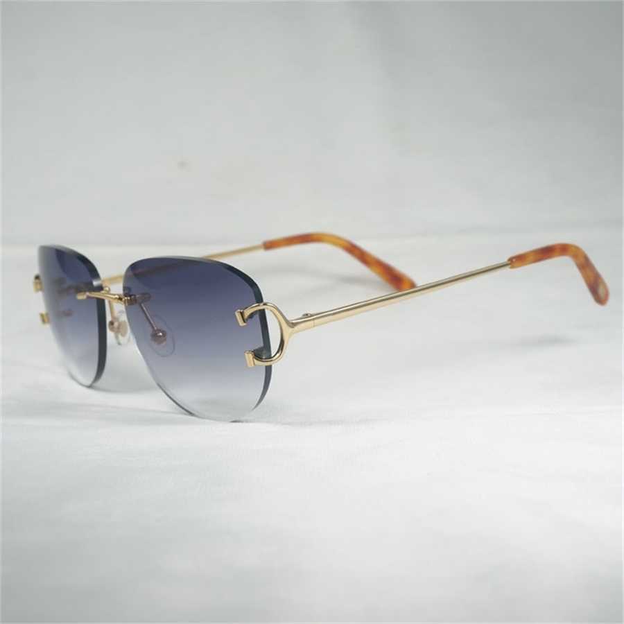 

36% OFF 2023 All-match Finger Wire Random Men Oval Eyewear Women For Summer Metals Frame Oculos Sol Las Gafas