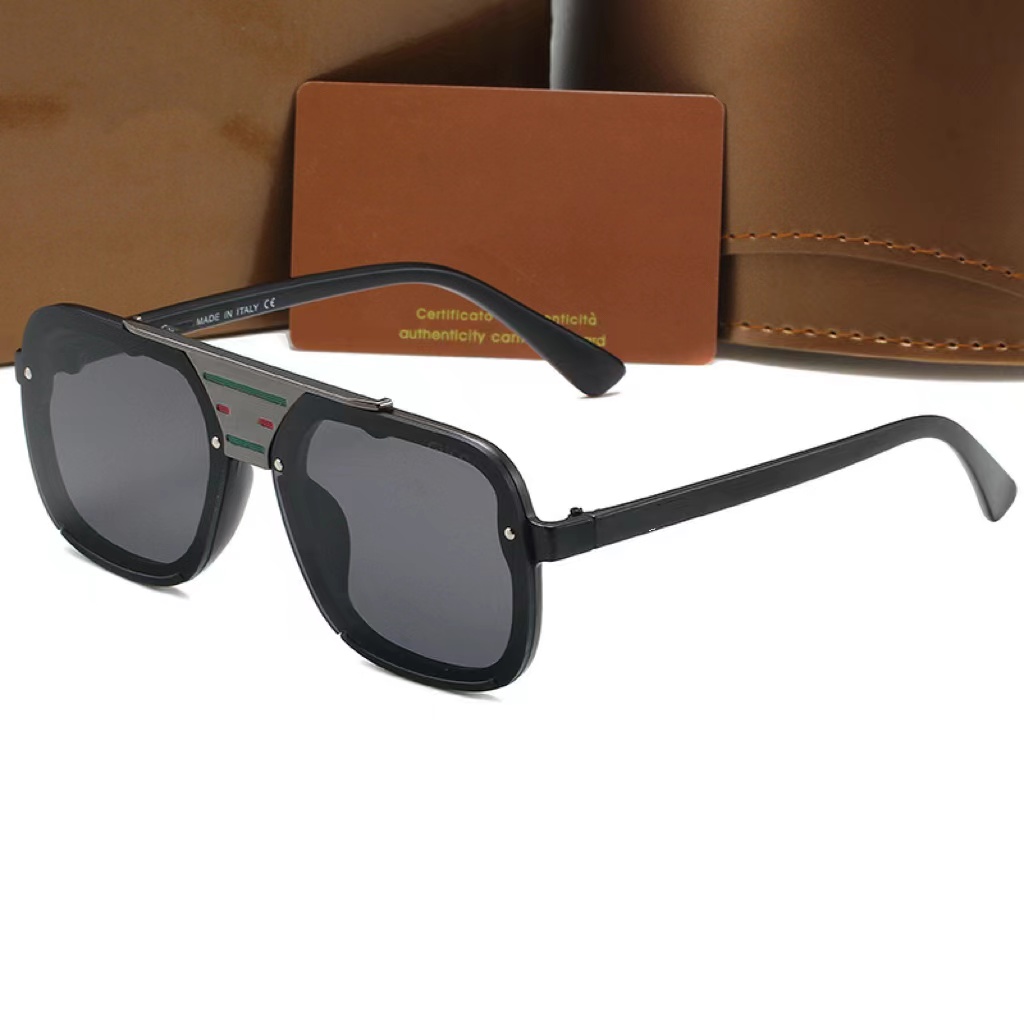 

Designer sunglasses for mens designer sunglasses sunglass luxury glasses sun glasses gold silver Frame Classic Rectangle Square Luxury gold sunshade sunglass