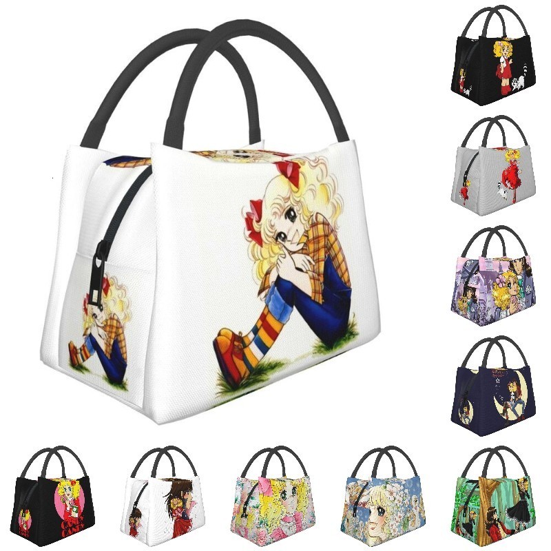 

Ice PacksIsothermic Bags Candy Anime Manga Insulated Lunch Tote Bag for Women Resuable Cooler Thermal Food Box Hospital Office 230203