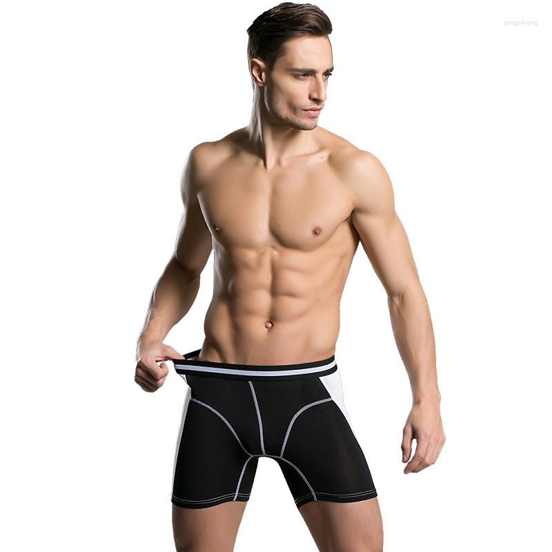 

Underpants 3 Pcs/lot High Elastic Boxer Men Cotton Sport Mens UnderweaWaistband Male Panty, 3 pcs mix color