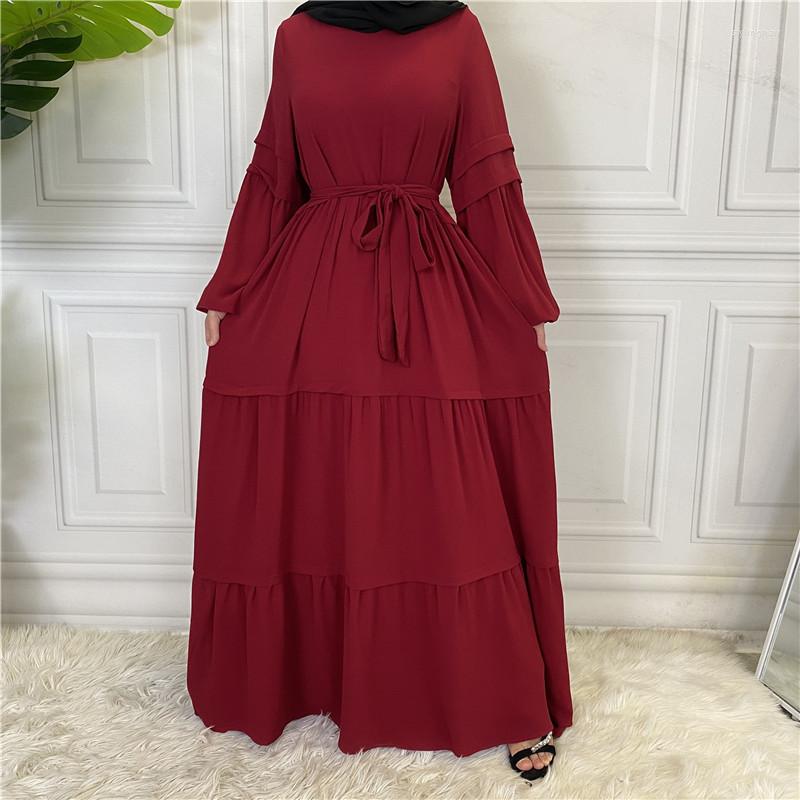 

Ethnic Clothing Muslim Fashion Casual Comfortable Chiffon Dress Middle East Abaayaa Women Abayas For Turkish
