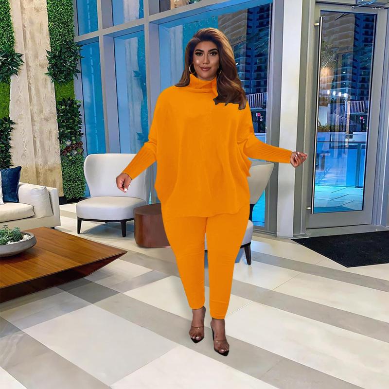

Tracksuits Big Size Ribbed Women Set Casual Top And Skinny Pants Suits Plus Clothing Two Piece 4xl Outfits For, White