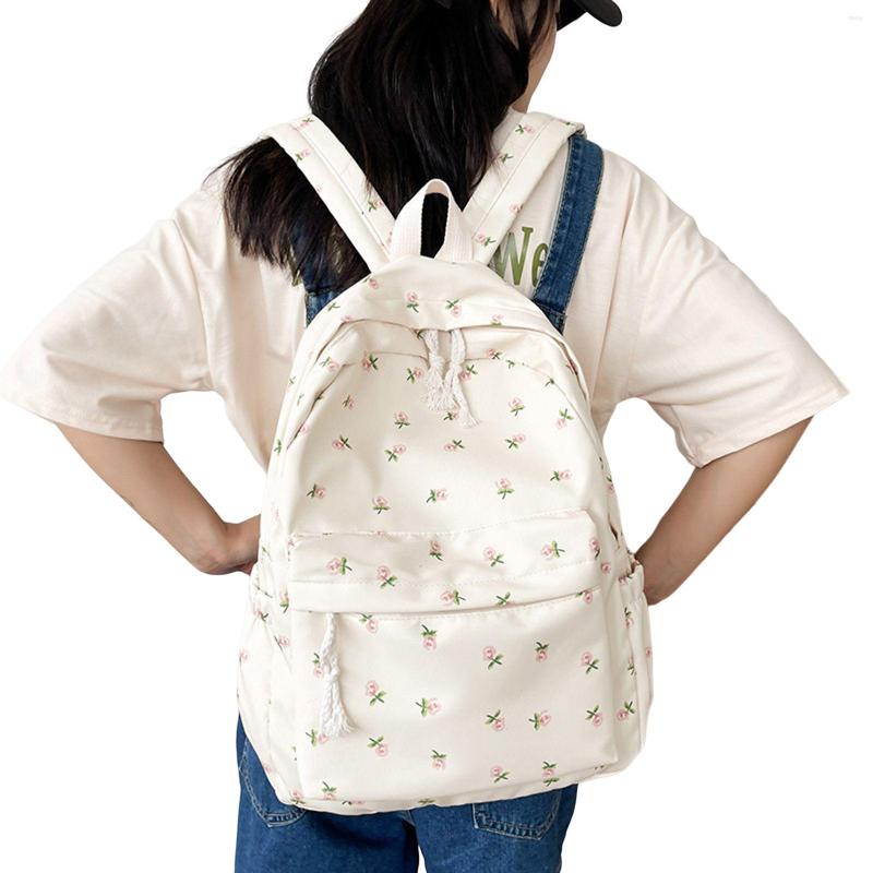 

Backpack College Bag Laptop Back Lightweight Portable For Leisure Daily Walking