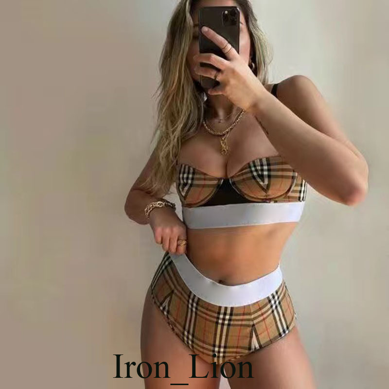 

Bikinis Fashion women Intimates Bras Sets swimsuit designers bikini womens swimwear bathing suit sexy summer biginis womans clothes underwear, Black