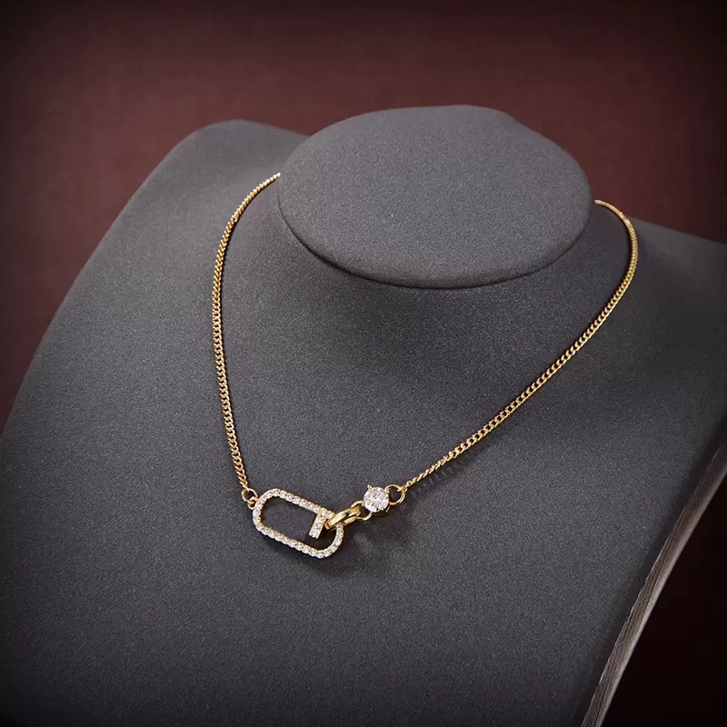 

Womens Bracelet And Necklace Set Designer Gold Pearl Bracelets Love Chain Necklaces Luxury Jewellery Ladies Party Gift With Box, Golden