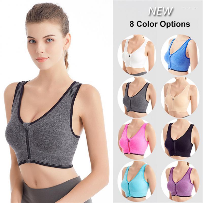 

Bras Front Zipper Sports Women's Bra Underwear Women Sportswear Sport Top For Fitness Gym Female Lingerie, 04