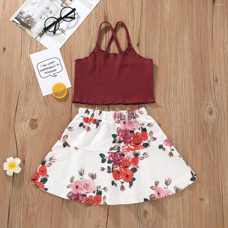 

Clothing Sets Infant Clothes Set Solid Color Tops Girls Size 7, Red