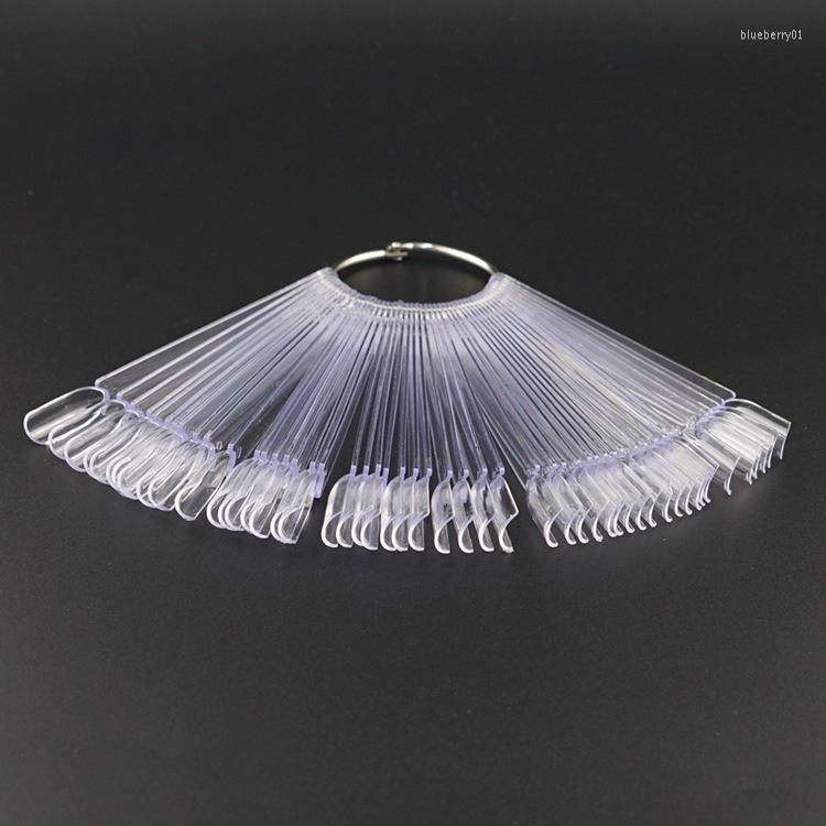 

Nail Art Kits Tips Fan Shaped Color Palette Card Display Practice Sticks Style Swatches Shelf Polish