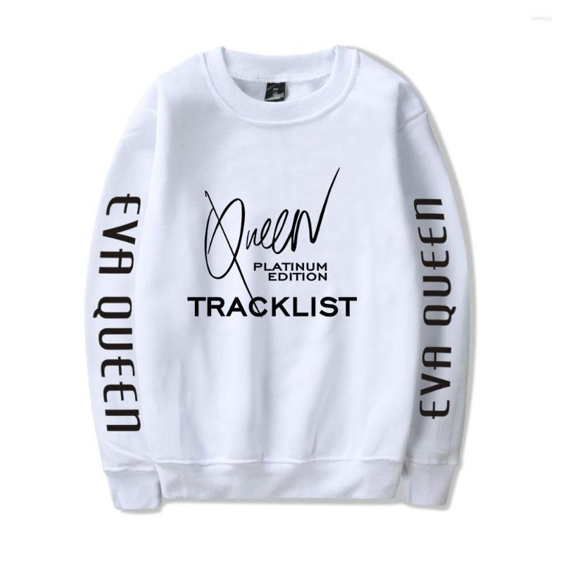 

Men's Hoodies Eva Queen Sweatshirt O-Neck Unisex Tracksuit Women/Men's Harajuku Streetwear 2023 Trendy Style Fashion Clothes Plus Size, Black