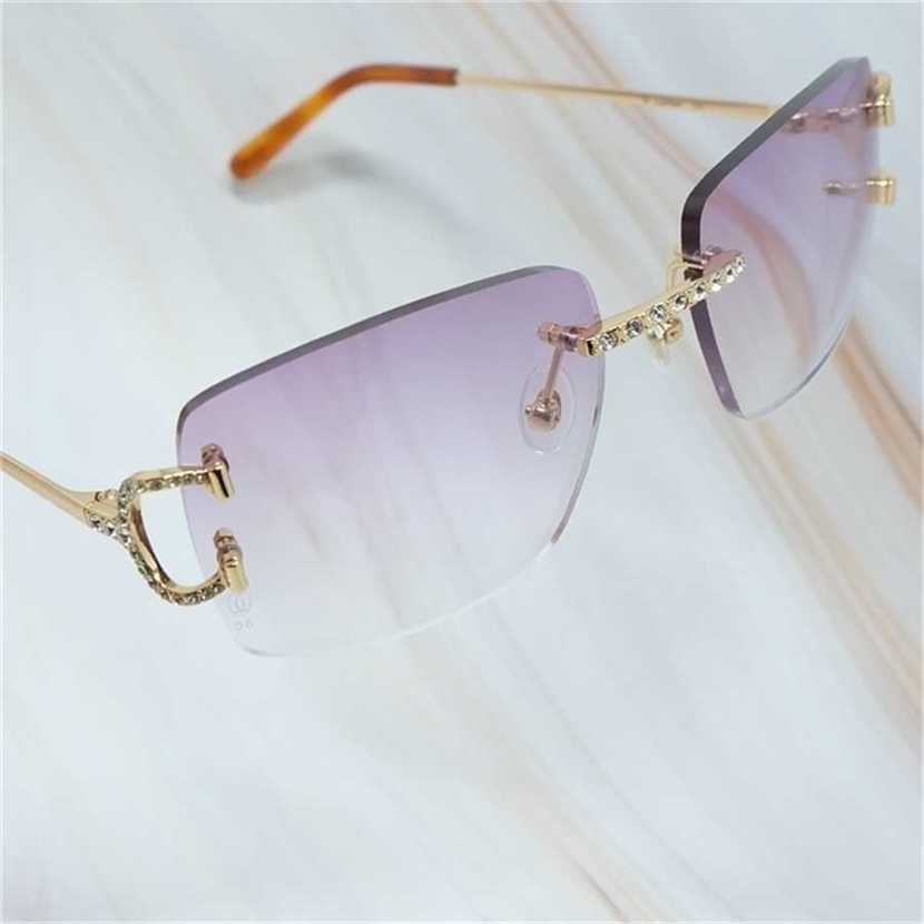 

22% OFF2023 Mens Iced Out Designer Vintage Carter Sunglass Wire Rhinestones Shades For Women Luxury lentes sol mujer