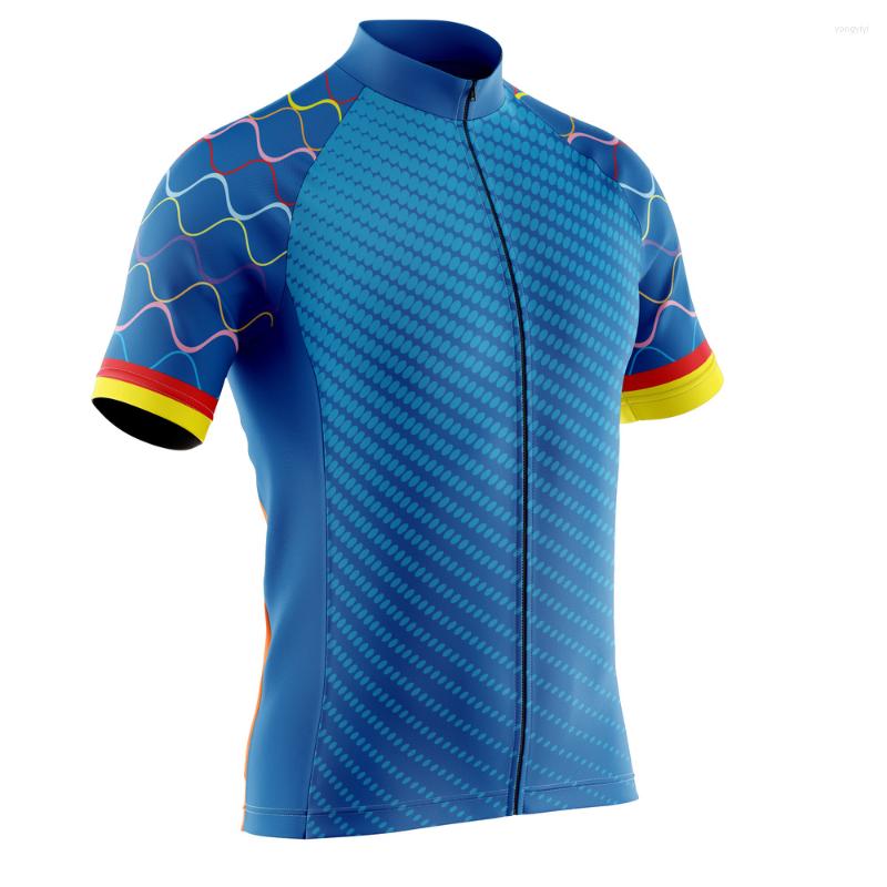 

Racing Jackets 2023 Summer Short Sleeves Cycling Jerseys Outdoor Mountain Bike Sport Bicycle Shirt Quick Dry MTB Jersey For Man, 4 only jersey