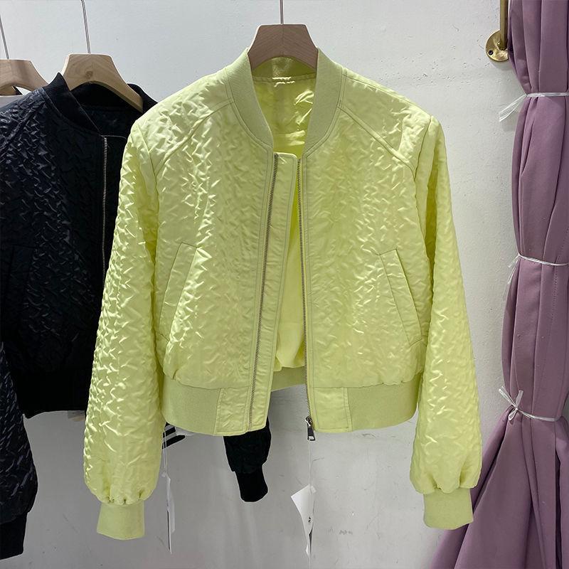 

Women' Jackets Baseball Clothing Short Small Early Spring Coat 2023 Clothes Loose Slim Jacket WomenWomen, Black