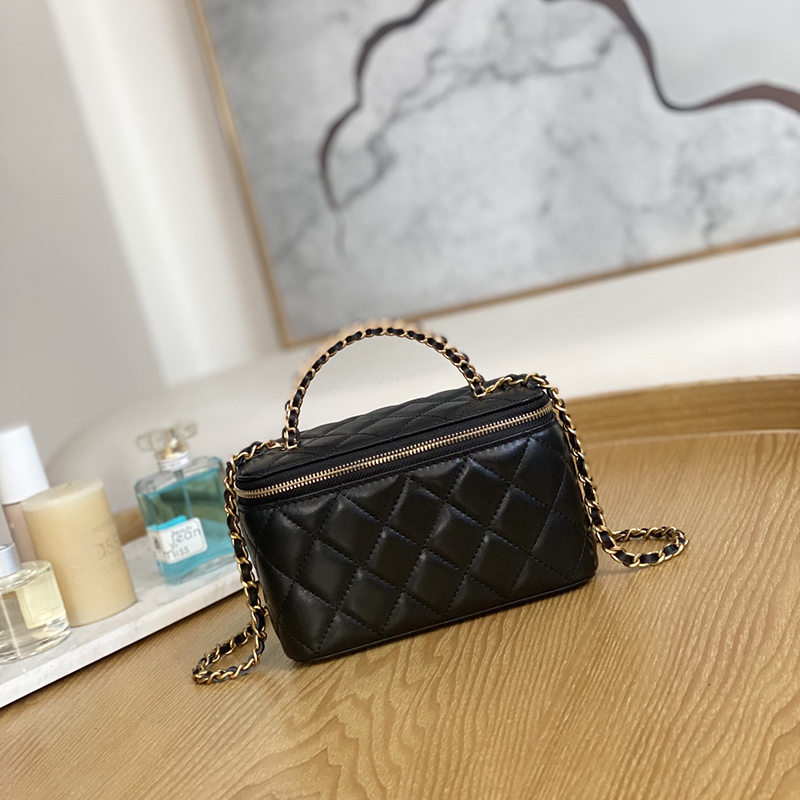 

Designer Bags Chain Flap Quilted Bag Women Leather Shoulder Bags Crossbody Handbags Purses Tote Lady Clutch Card Holder C Family- 81230 Have a box, Red