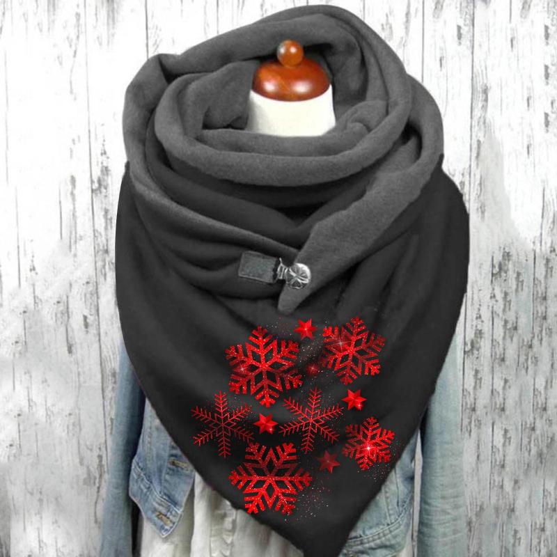 

Scarves Soft Warm Women Button Shawls Casual Fashion Wrap Printing Scarf For Men Cold Weather Ladies Hat Silk Hair