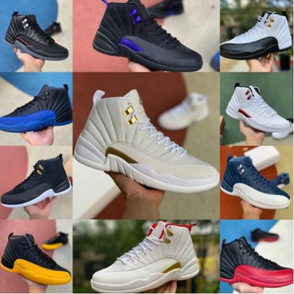 

Jumpman White 12 12s High Basketball Shoes Mens Twist Gold Indigo Flu Game Dark Concord Royalty The Master Taxi Fiba Utility Grind Gamma Blue Trainer Sneakers, Color 28