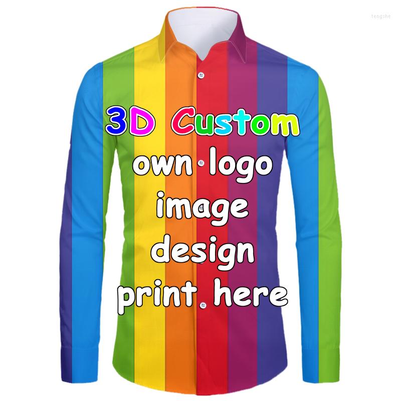 

Men's Casual Shirts Custom Oversized Long Sleeve Men's Social Shirt Harajuku Clothing Blouses And Male Clothes Wholesale Drop Store, Diy custom